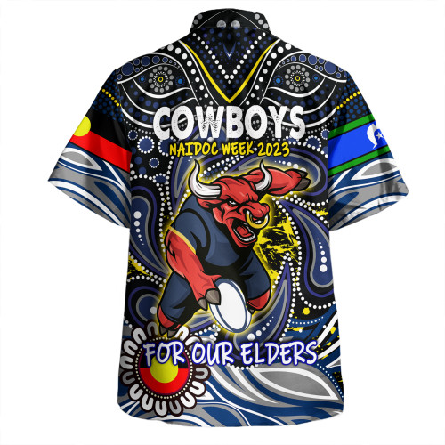 North Queensland Cowboys Naidoc Hawaiian Shirt - Aboriginal For Our Elder NAIDOC Week 2023 North Queensland Cowboys Naidoc Hawaiian Shirt - Aboriginal For Our Elder NAIDOC Week 2023