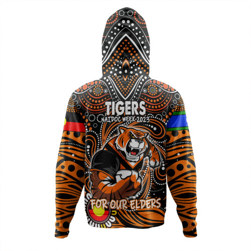 Wests Tigers Naidoc Week Hoodie - Aboriginal For Our Elder NAIDOC Week 2023 Wests Tigers Naidoc Week Hoodie - Aboriginal For Our Elder NAIDOC Week 2023