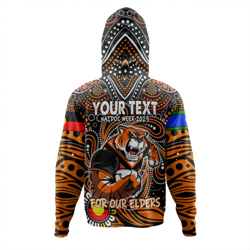 Wests Tigers Naidoc Week Hoodie - Aboriginal For Our Elder NAIDOC Week 2023 Wests Tigers Naidoc Week Hoodie - Aboriginal For Our Elder NAIDOC Week 2023
