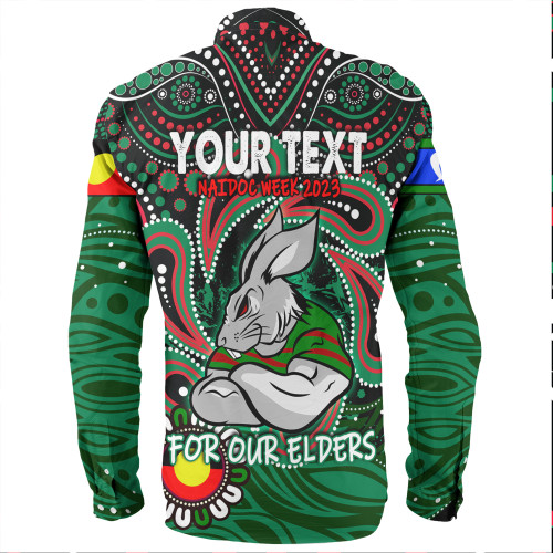 South Sydney Rabbitohs Long Sleeve Shirt - Aboriginal For Our Elder NAIDOC Week 2023 South Sydney Rabbitohs Long Sleeve Shirt - Aboriginal For Our Elder NAIDOC Week 2023