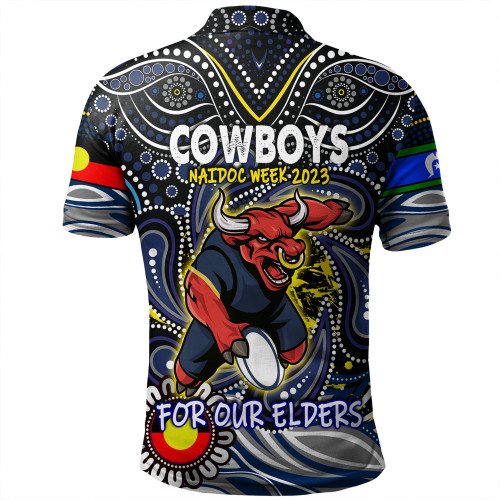 North Queensland Cowboys Naidoc Polo Shirt - Aboriginal For Our Elder NAIDOC Week 2023 North Queensland Cowboys Naidoc Polo Shirt - Aboriginal For Our Elder NAIDOC Week 2023
