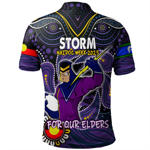 Melbourne Storm Naidoc Week Polo Shirt - Aboriginal For Our Elder NAIDOC Week 2023 Melbourne Storm Naidoc Week Polo Shirt - Aboriginal For Our Elder NAIDOC Week 2023