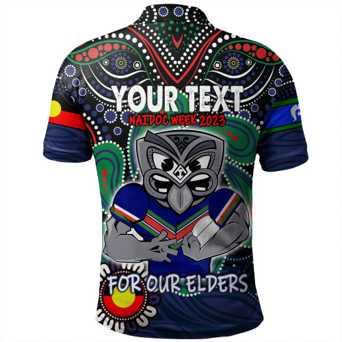 New Zealand Warriors Naidoc Week Polo Shirt - Aboriginal For Our Elder NAIDOC Week 2023 New Zealand Warriors Naidoc Week Polo Shirt - Aboriginal For Our Elder NAIDOC Week 2023