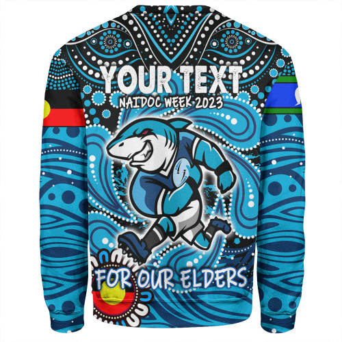 Cronulla-Sutherland Sharks Naidoc Week Sweatshirt - Aboriginal For Our Elder NAIDOC Week 2023 Cronulla-Sutherland Sharks Naidoc Week Sweatshirt - Aboriginal For Our Elder NAIDOC Week 2023