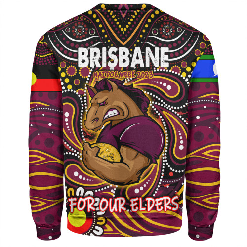 Brisbane Broncos Naidoc Week Sweatshirt - Aboriginal For Our Elder NAIDOC Week 2023 Brisbane Broncos Naidoc Week Sweatshirt - Aboriginal For Our Elder NAIDOC Week 2023