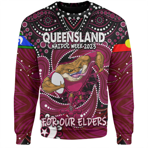 Cane Toads Naidoc Week Sweatshirt - Aboriginal For Our Elder NAIDOC Week 2023