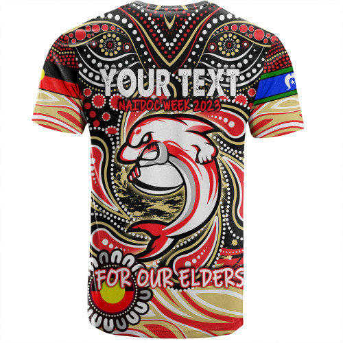 Redcliffe Dolphins Naidoc Week T-Shirt - Aboriginal For Our Elder NAIDOC Week 2023 Redcliffe Dolphins Naidoc Week T-Shirt - Aboriginal For Our Elder NAIDOC Week 2023