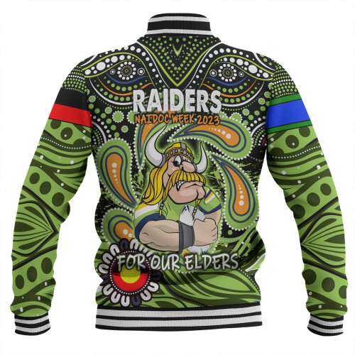 Canberra Raiders Naidoc Week Baseball Jacket - Aboriginal For Our Elder NAIDOC Week 2023 Canberra Raiders Naidoc Week Baseball Jacket - Aboriginal For Our Elder NAIDOC Week 2023