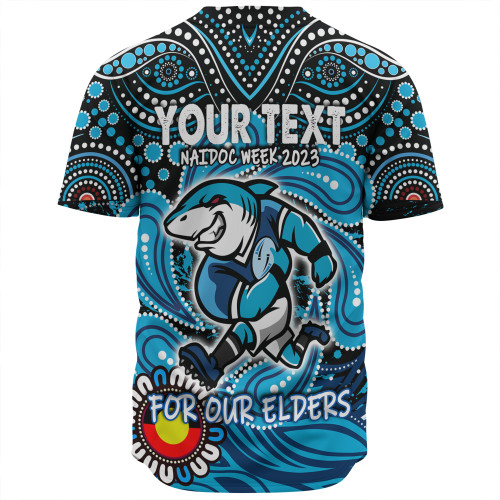 Cronulla-Sutherland Sharks Naidoc Week Baseball Shirt - Aboriginal For Our Elder NAIDOC Week 2023 Cronulla-Sutherland Sharks Naidoc Week Baseball Shirt - Aboriginal For Our Elder NAIDOC Week 2023