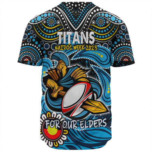 Gold Coast Titans Naidoc Week Baseball Shirt - Aboriginal For Our Elder NAIDOC Week 2023 Gold Coast Titans Naidoc Week Baseball Shirt - Aboriginal For Our Elder NAIDOC Week 2023