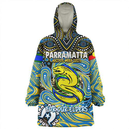 Parramatta Eels Naidoc Week Snug Hoodie - Aboriginal For Our Elder NAIDOC Week 2023