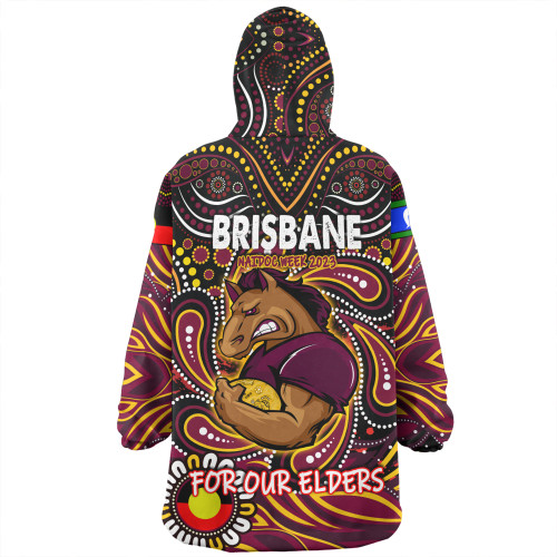 Brisbane Broncos Naidoc Week Snug Hoodie - Aboriginal For Our Elder NAIDOC Week 2023 Brisbane Broncos Naidoc Week Snug Hoodie - Aboriginal For Our Elder NAIDOC Week 2023