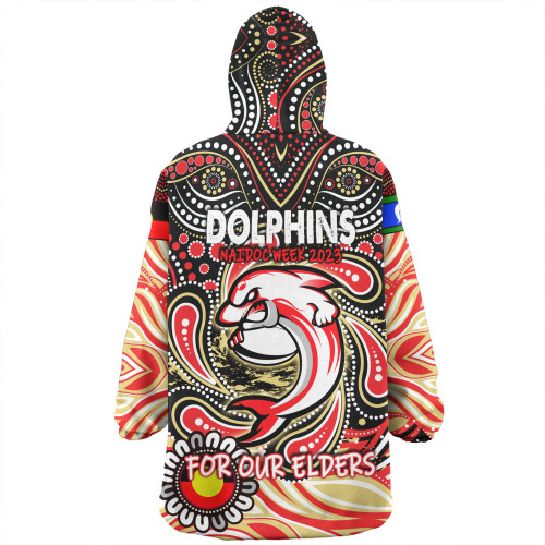 Redcliffe Dolphins Naidoc Week Snug Hoodie - Aboriginal For Our Elder NAIDOC Week 2023 Redcliffe Dolphins Naidoc Week Snug Hoodie - Aboriginal For Our Elder NAIDOC Week 2023