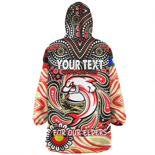 Redcliffe Dolphins Naidoc Week Snug Hoodie - Aboriginal For Our Elder NAIDOC Week 2023 Redcliffe Dolphins Naidoc Week Snug Hoodie - Aboriginal For Our Elder NAIDOC Week 2023
