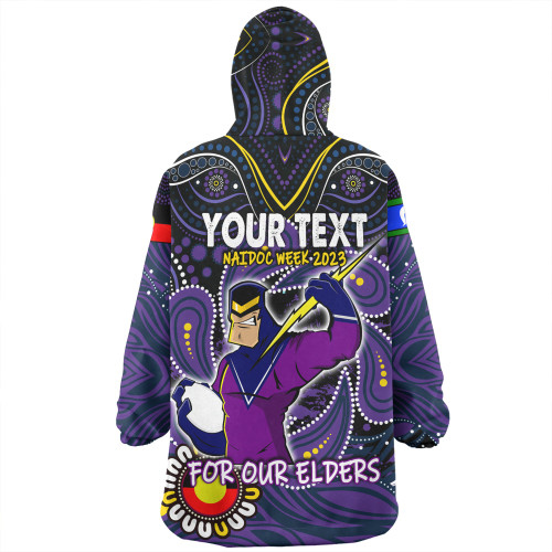 Melbourne Storm Naidoc Week Snug Hoodie - Aboriginal For Our Elder NAIDOC Week 2023 Melbourne Storm Naidoc Week Snug Hoodie - Aboriginal For Our Elder NAIDOC Week 2023