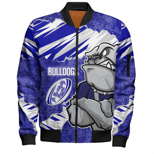 Canterbury-Bankstown Bulldogs Bomber Jacket - Theme Song Canterbury-Bankstown Bulldogs Bomber Jacket - Theme Song