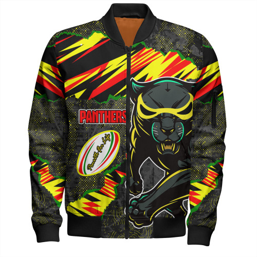 Penrith Panthers Bomber Jacket - Theme Song Penrith Panthers Bomber Jacket - Theme Song