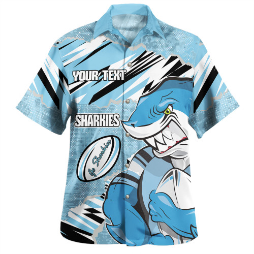 Cronulla-Sutherland Sharks Hawaiian Shirt - Theme Song