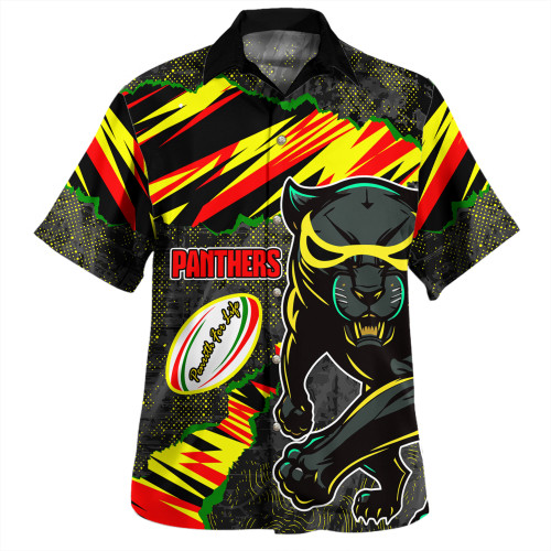 Penrith Panthers Hawaiian Shirt - Theme Song Penrith Panthers Hawaiian Shirt - Theme Song