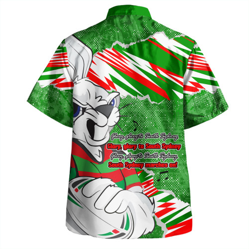 South Sydney Rabbitohs Hawaiian Shirt - Theme Song South Sydney Rabbitohs Hawaiian Shirt - Theme Song