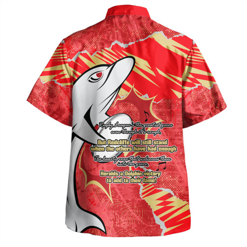 Redcliffe Dolphins Hawaiian Shirt - Theme Song Redcliffe Dolphins Hawaiian Shirt - Theme Song