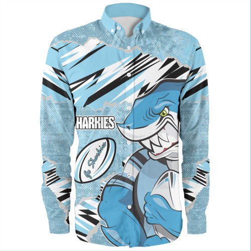 Cronulla-Sutherland Sharks Long Sleeve Shirt - Theme Song Cronulla-Sutherland Sharks Long Sleeve Shirt - Theme Song