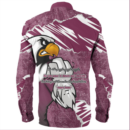 Manly Warringah Sea Eagles Long Sleeve Shirt - Theme Song Manly Warringah Sea Eagles Long Sleeve Shirt - Theme Song