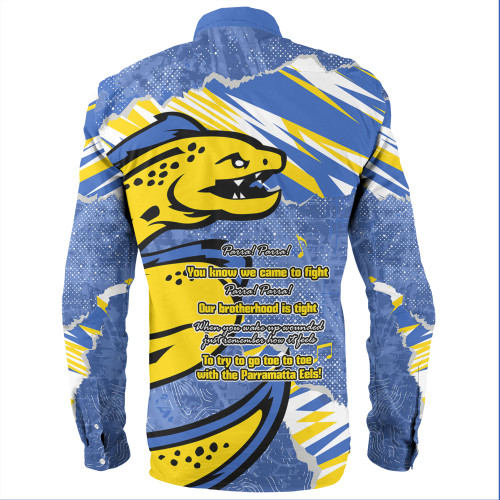 Parramatta Eels Sport Long Sleeve Shirt - Theme Song Parramatta Eels Sport Long Sleeve Shirt - Theme Song