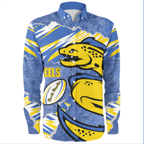 Parramatta Eels Sport Long Sleeve Shirt - Theme Song Parramatta Eels Sport Long Sleeve Shirt - Theme Song
