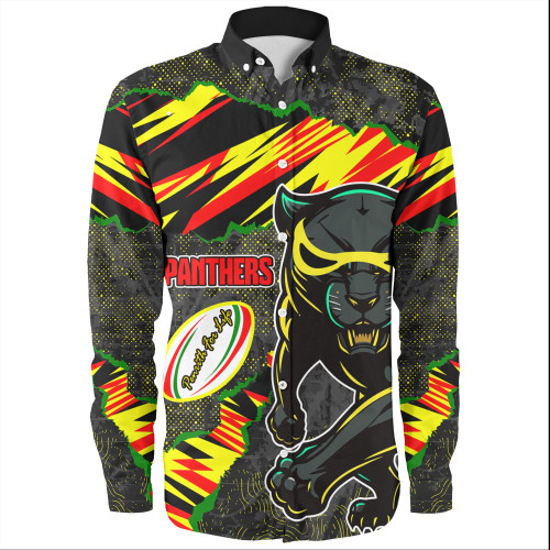 Penrith Panthers Long Sleeve Shirt - Theme Song Penrith Panthers Long Sleeve Shirt - Theme Song