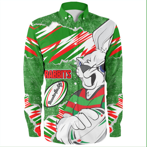 South Sydney Rabbitohs Long Sleeve Shirt - Theme Song South Sydney Rabbitohs Long Sleeve Shirt - Theme Song