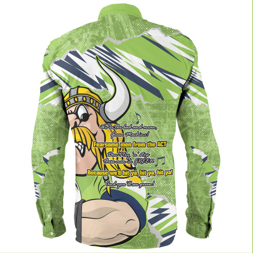 Canberra Raiders Long Sleeve Shirt - Theme Song
