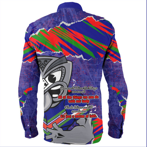 New Zealand Warriors Sport Long Sleeve Shirt - Theme Song