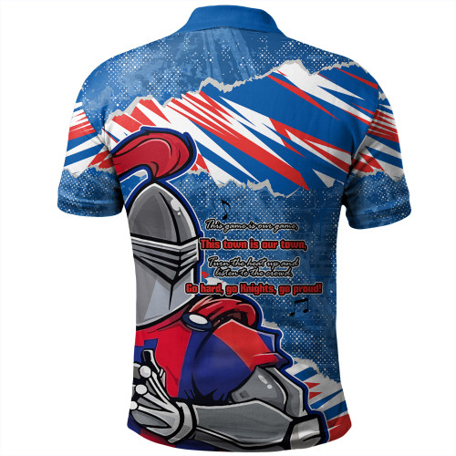 Newcastle Knights Sport Polo Shirt - Theme Song Newcastle Knights Sport Polo Shirt - Theme Song
