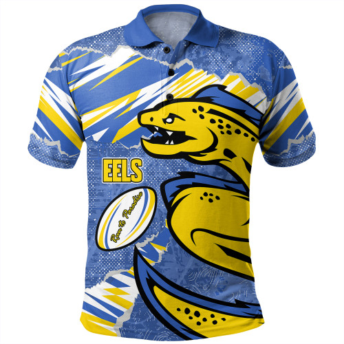 Parramatta Eels Sport Polo Shirt - Theme Song Parramatta Eels Sport Polo Shirt - Theme Song