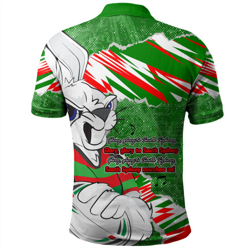 South Sydney Rabbitohs Polo Shirt - Theme Song South Sydney Rabbitohs Polo Shirt - Theme Song