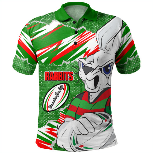 South Sydney Rabbitohs Polo Shirt - Theme Song South Sydney Rabbitohs Polo Shirt - Theme Song