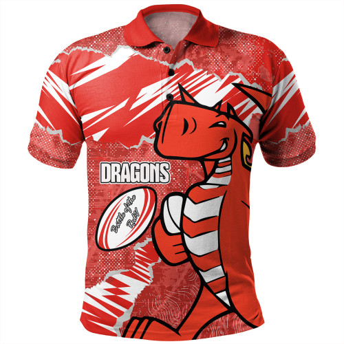 St. George Illawarra Dragons Polo Shirt - Theme Song St. George Illawarra Dragons Polo Shirt - Theme Song