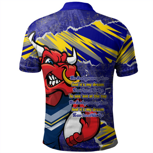 North Queensland Cowboys Polo Shirt - Theme Song North Queensland Cowboys Polo Shirt - Theme Song