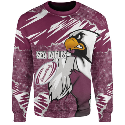Manly Warringah Sea Eagles Sweatshirt - Theme Song Manly Warringah Sea Eagles Sweatshirt - Theme Song