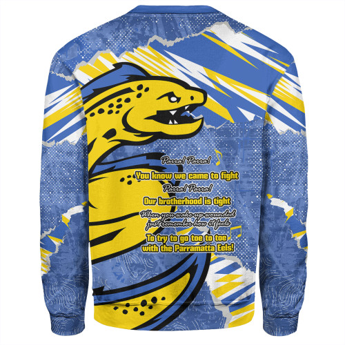 Parramatta Eels Sport Sweatshirt - Theme Song Parramatta Eels Sport Sweatshirt - Theme Song