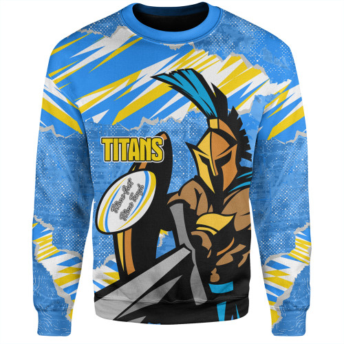 Gold Coast Titans Sport Sweatshirt - Theme Song Gold Coast Titans Sport Sweatshirt - Theme Song