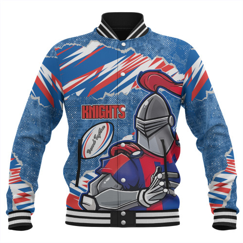 Newcastle Knights Sport Baseball Jacket - Theme Song Newcastle Knights Sport Baseball Jacket - Theme Song