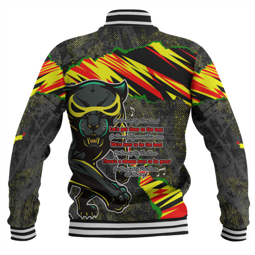 Penrith Panthers Baseball Jacket - Theme Song Penrith Panthers Baseball Jacket - Theme Song