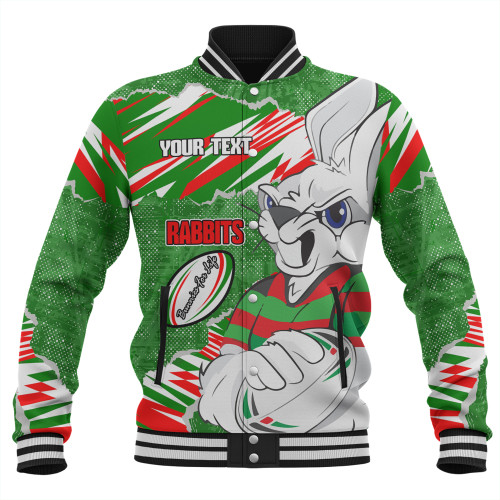 South Sydney Rabbitohs Baseball Jacket - Theme Song South Sydney Rabbitohs Baseball Jacket - Theme Song
