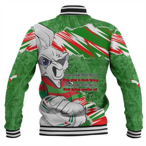 South Sydney Rabbitohs Baseball Jacket - Theme Song South Sydney Rabbitohs Baseball Jacket - Theme Song