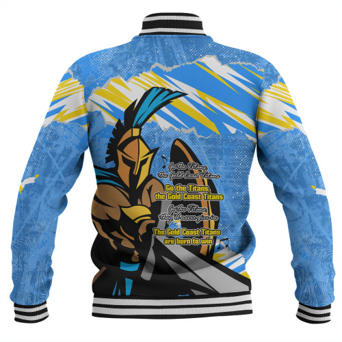 Gold Coast Titans Sport Baseball Jacket - Theme Song Gold Coast Titans Sport Baseball Jacket - Theme Song