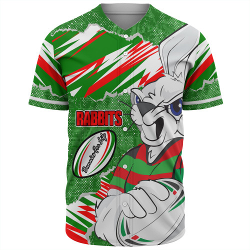South Sydney Rabbitohs Baseball Shirt - Theme Song South Sydney Rabbitohs Baseball Shirt - Theme Song