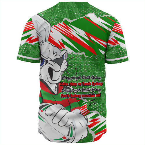 South Sydney Rabbitohs Baseball Shirt - Theme Song South Sydney Rabbitohs Baseball Shirt - Theme Song