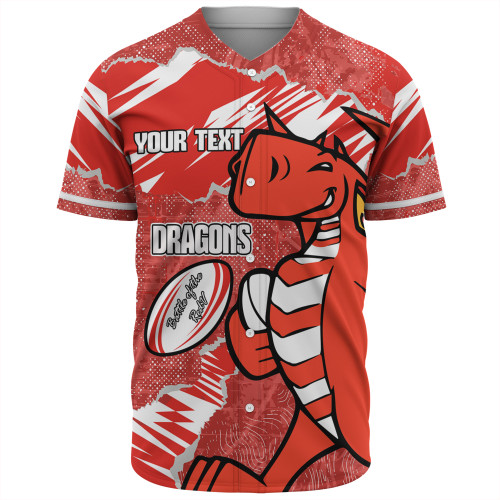 St. George Illawarra Dragons Baseball Shirt - Theme Song